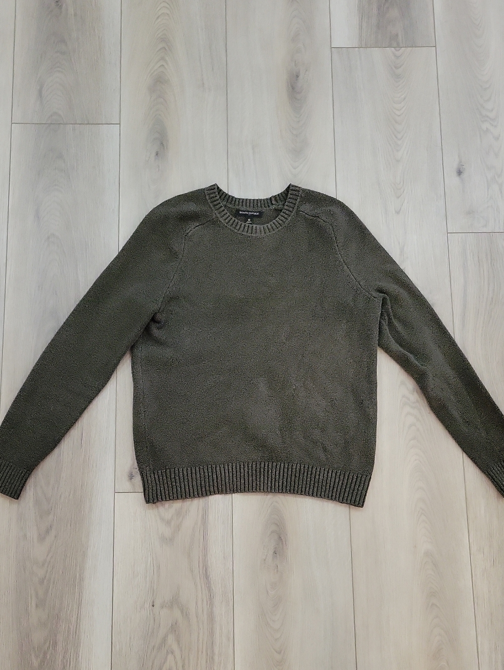 Banana Republic Olive Green Crewneck Sweater